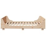 vidaXL Cadre de lit sans matelas 120x190 cm bois de pin massif