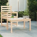 vidaXL Table de jardin 82 5x50 5x45 cm bois massif de pin