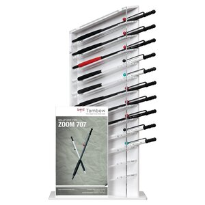 Stylo-bille/ Porte-mine ZOOM 707 Présentoir  10 unités en vrac (2 x BC-1000ZS1 + TOMBOW