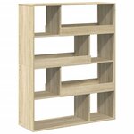 vidaXL Bibliothèque chêne sonoma 100x33x125 5 cm bois d'ingénierie