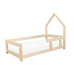 Lit cabane enfant POPPI 90 x 200 beige 1