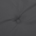 vidaXL Coussins de chaise à dossier bas lot de 4 anthracite mélangé