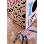 Etui carton 5 marqueurs pointe moyenne FREE acrylic T300 Set 1 'Candy' x 5 STABILO