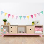 Boîte de rangement DICE rose 3