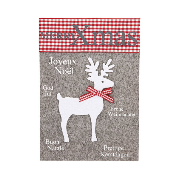 Carte De Vœux - Fêtes de Fin D'année - Joyeux Noël - Cerf IX