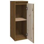 vidaXL Armoire murale Marron miel 30x30x80 cm Bois de pin massif