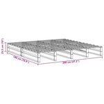 vidaXL Cadre de lit sans matelas 180x200 cm bois massif de pin