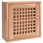 vidaXL Armoire murale 42x18x42 cm Bois massif de noyer