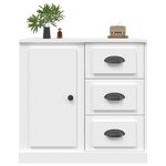vidaXL Buffet blanc 70x35 5x67 5 cm bois d'ingénierie