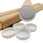 Lot de 10 tubes carton brun pour affiche poster 6 cm x 85 cm