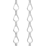 vidaXL Moustiquaire de porte à chaîne 80x221 cm aluminium