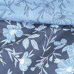 Parure de lit - 240 x 260 cm - coton imprimé floral