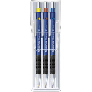 Portemines, en étui de 3, avec gomme, pointe rentrante STAEDTLER