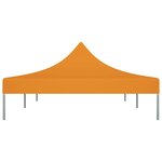 vidaXL Toit de tente de réception 6x3 m Orange 270 g/m²