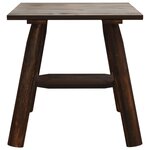 vidaXL Table d'appoint 49x49x50 cm bois massif d'épicéa
