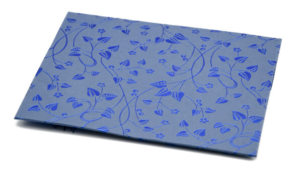 PAPERTREE DAPHNE Lot de 5 Enveloppes cadeau18*15(CD)-bleu