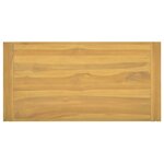 vidaXL Armoire murale de salle de bain 90x45x35 cm Bois de teck solide