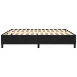 vidaXL Cadre de Lit Noir 200x200 cm Velours