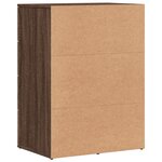 vidaXL Buffet chêne marron 59x39x80 cm bois d'ingénierie