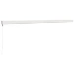 vidaXL Auvent rétractable crème 5x3 m tissu et aluminium