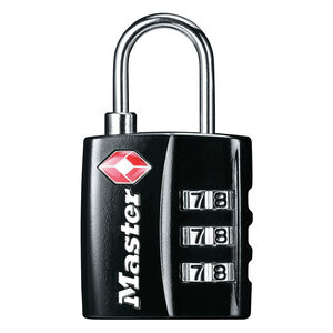 Cadenas à Combinaison TSA Noir 5 5 x 3 x 2 6 cm