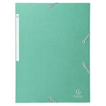 Chemises À Élastiques À Rabats Maxi Capacity Carte Enduite Teksto - A4 - Couleurs Assorties - X 24 - Exacompta