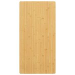vidaXL Dessus de table 50x100x1 5 cm bambou