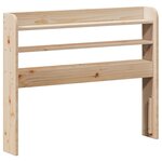 vidaXL Cadre de lit avec tête de lit 75x190 cm bois de pin massif