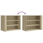 vidaXL Armoire murale chêne sonoma 75x35x60 cm bois d'ingénierie