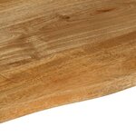 vidaXL Dessus de table à bord vivant 70x60x2 5 cm bois massif manguier
