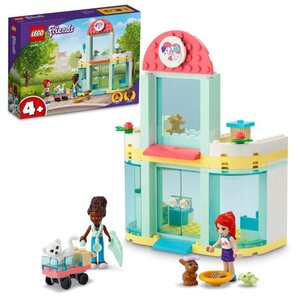 Lego 41695 friends la clinique vétérinaire jouet pour enfants +4 ans avec mini-poupée mia figurines animaux idée cadeau