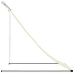 vidaXL Auvent rétractable crème 100x150 m tissu et acier