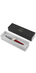 PARKER Jotter Stylo bille  rouge Kensington  recharge bleue pointe moyenne  Coffret cadeau