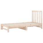 vidaXL Lit coulissant 2x(90x190) cm Bois de pin massif