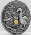 Pièce de monnaie en Argent 10 Dollars g 62.2 (2 oz) Millésime 2020 Famous Fables GOOSE THAT LAID THE GOLDEN EGG
