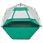 vidaXL Tente de plage 3 personnes libération rapide imperméable