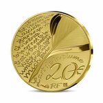 L'Art de la Plume – Jules Verne - Monnaie de 20€ 1/10 Oz Or