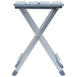 vidaXL Tabouret de camping Aluminium 28x26x39 cm