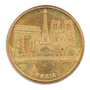 Mini médaille monnaie de paris 2009 - trois monuments parisiens