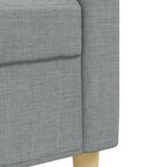 vidaXL Ensemble de canapés 4 Pièces repose-pied et coussins décoratifs