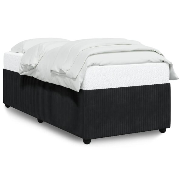 vidaXL Cadre de lit Noir 80x200 cm Velours