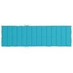 vidaXL Coussin de chaise longue turquoise tissu oxford