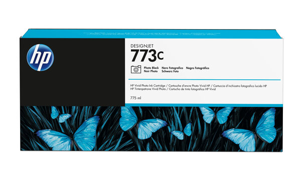 HP HP 773C 775-ml Photo Black Ink Cartridge HP 773C original cartouche d encre photo noir capacite standard 775ml pack de 1