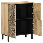 vidaXL Armoire latérale 60x33x75 cm bois massif de manguier