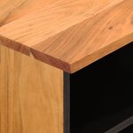 vidaXL Meuble TV 80x33x46 cm bois d'acacia massif