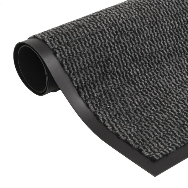 vidaXL Paillasson rectangulaire 60 x 90 cm Anthracite