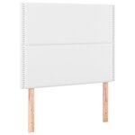 vidaXL Cadre de lit avec tête de lit Blanc 100x200 cm Similicuir