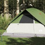 vidaXL Tente familiale à dôme 6 personnes vert imperméable