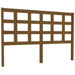 vidaXL Tête de lit Marron miel 145 5x4x100 cm Bois massif de pin