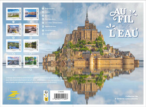 Collector 8 timbres - Au fil de l'eau - Normandie - Lettre Verte